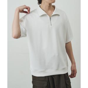 tシャツ ダイバーポンチハーフZIP メンズ