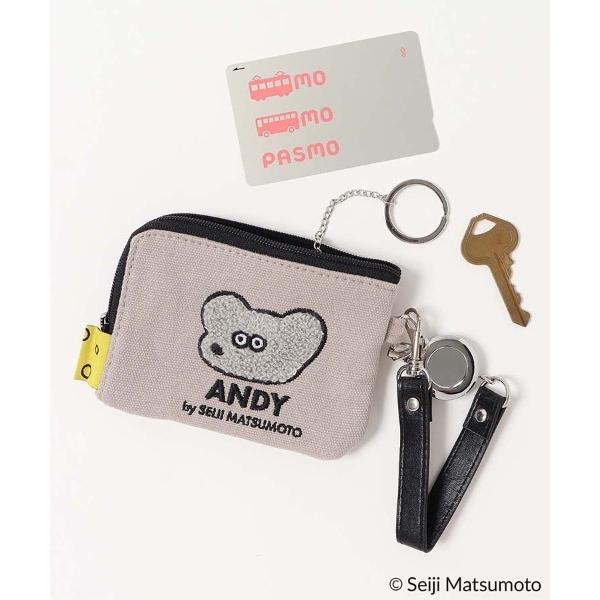 パスケース ねずみのANDYキャンバスパスケース