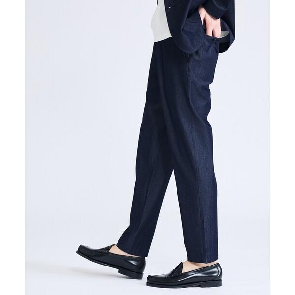 パンツ 「セットアップ対応」デニムライクツイル テーパード イージーパンツ メンズ レディース
