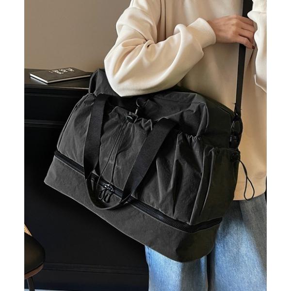 ボストンバッグ 拡張可能トラベルバッグ メンズ レディース