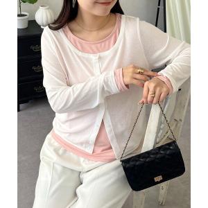 tシャツ レイヤードライクシアートップス レディース