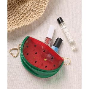 ポーチ スイカ/レモン/パッションフルーツ/メッシュポーチ レディース
