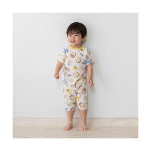 スリーパー おさるのジョージ フェイス総柄半袖パジャマ メッシュ
