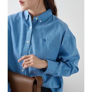 シャツ 「arnie」Ｔ/Cオックスワンポイント長袖シャツ 1951611 メンズ レディース