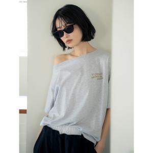 Ungrid（アングリッド） tシャツ 半袖 UV機能ワンショルロゴコンパクト