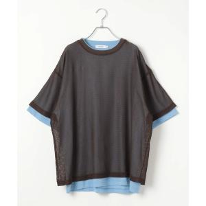 tシャツ シアーレイヤードTシャツ メンズ