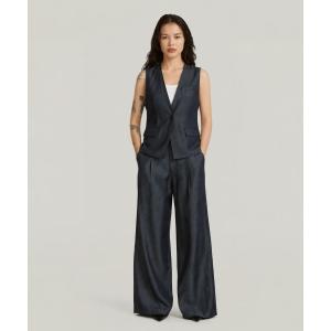 ベスト ジレ Blazer Vest/カットオフテーラード/ブレザーベスト レディース