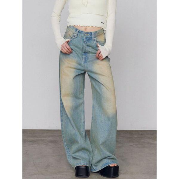 ジーンズ デニム デニムパンツ ヴィンテージライクルーズジーンズ レディース