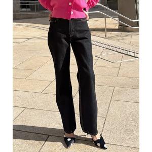 ジーンズ デニム デニムパンツ 美脚ストレートデニム レディース