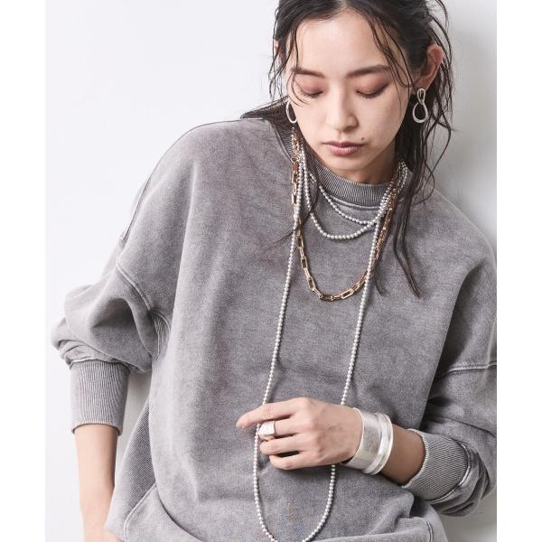 「CHIC STYLE」 プルオーバーパーカー 4L グレー レディース