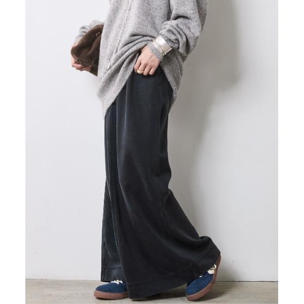 「CHIC STYLE」 デニムスカート M グレー レディース
