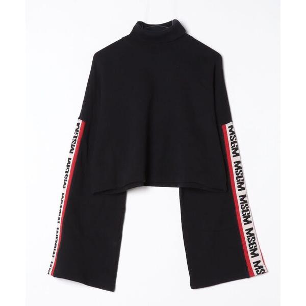 「MSGM」 長袖カットソー S ブラック レディース