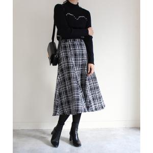 「MODE ROBE」 フレアスカート FREE ブラック レディース