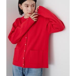 「AMERICAN HOLIC」 ニットカーディガン L レッド レディース