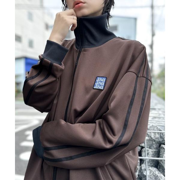 「Java」 ジャージブルゾン X-LARGE ブラウン レディース