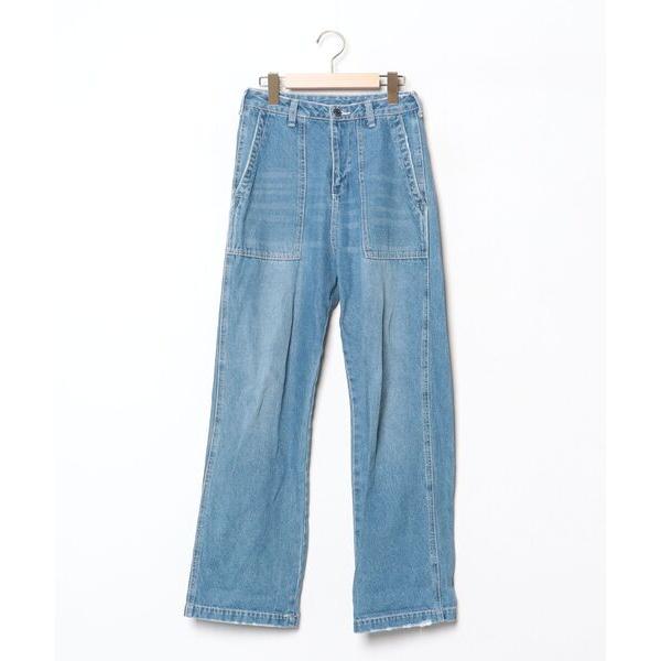 「Java」 デニムパンツ MEDIUM ブルー レディース