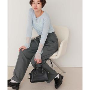 「titivate」 スラックス L チャコール レディース