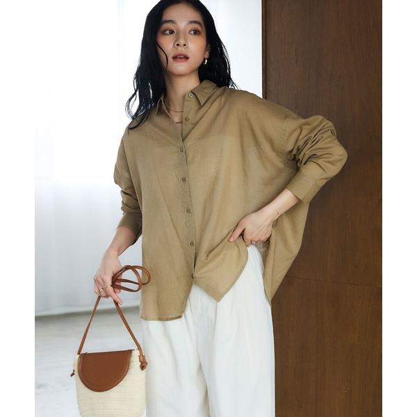 ブラウス シャツ 「通気性」エブ楽 ガーゼビックベーシックシャツ「CROSS FUNCTION/クロ...