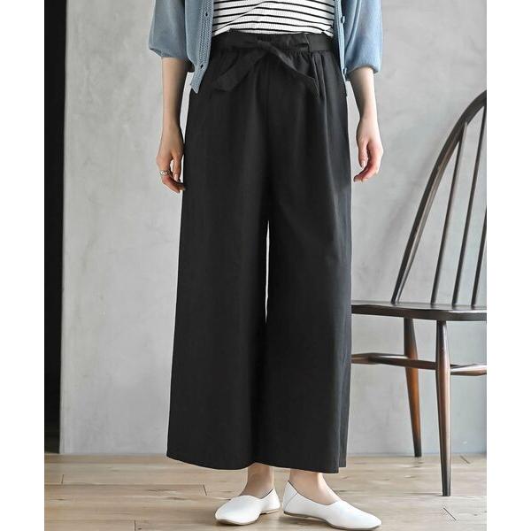 ジーンズ デニム デニムパンツ スラブデニムクロプトワイドパンツ レディース