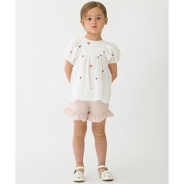 パンツ 「水陸両用」フリルショートパンツ キッズ 子供服 女の子