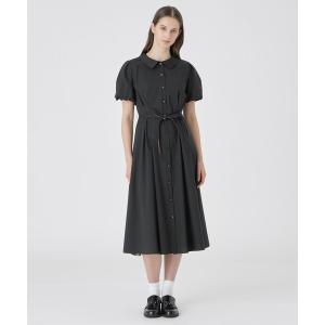 ワンピース バルーンスリーブシャツドレス