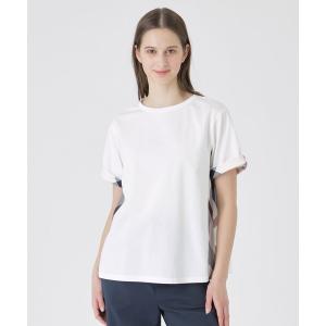 tシャツ プレーティング天竺サイドチェックTシャツ レディース