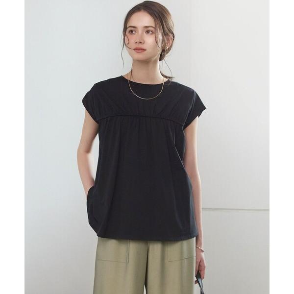 tシャツ シャーリングデザイン シャーリングデザイン 2WAY カットソー レディース
