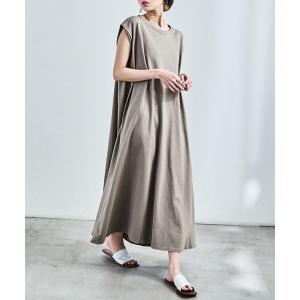 ワンピース 夏 半袖 フレンチスリーブ Tシャツワンピース