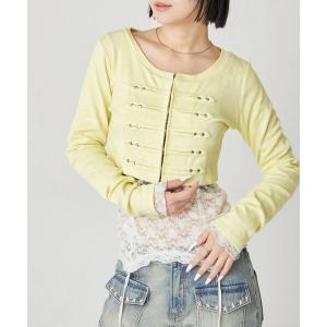 tシャツ 「WEB限定サイズあり」ナポレオンショートトップス レディース