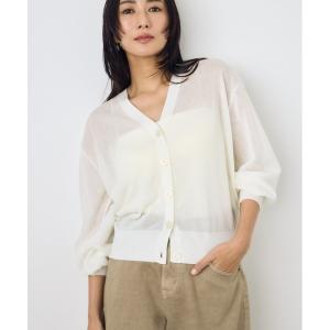 カーディガン シアーニットカーディガン シアートップス 透け感 冷房対策 春服 夏服 秋服 サマーニット レディース