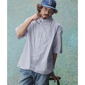 FRONT 11201 シャツ Open Collar Shirt/ Classic Ombre Check Rayon