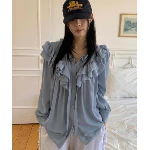 ブラウス シャツ ブラウス「韓国ファッション」 レディース