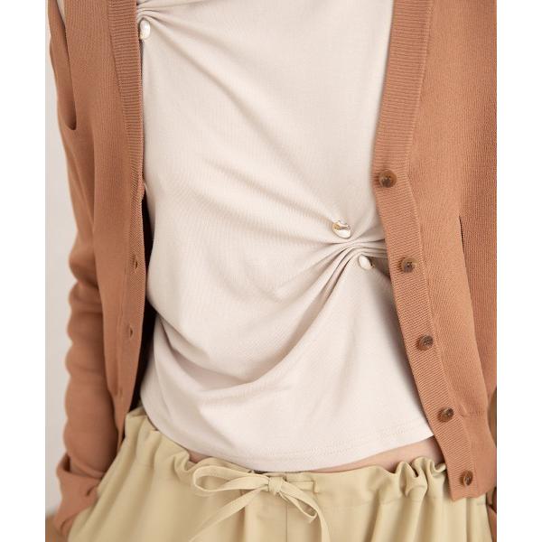 tシャツ Stone Pinched Lyocel Tee レディース