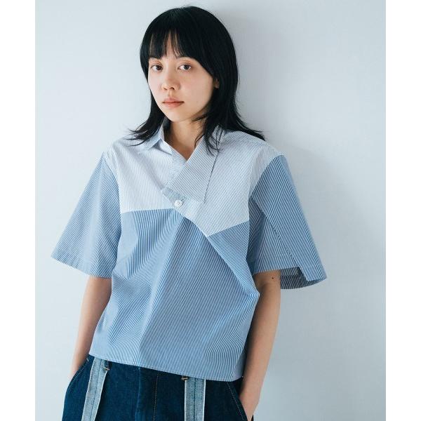 ブラウス シャツ 「soduk」26SS新作 stripe goody shirt / ストライプグ...