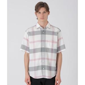 シャツ カラミクレストブリッジチェックハーフスリーブシャツ メンズ