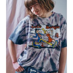 tシャツ 半袖 M2692 PINKMOTEL テディボーイプリントTEE レディース
