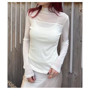 tシャツ 「DESERT ROSE/デザートローズ」ソフトシアーレイヤートップ レディース