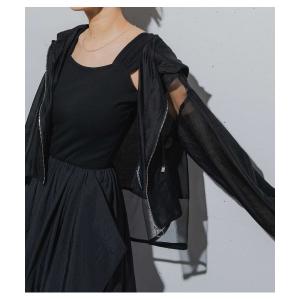 パーカー 「GALENA/ガレナ」シアーパーカー レディース