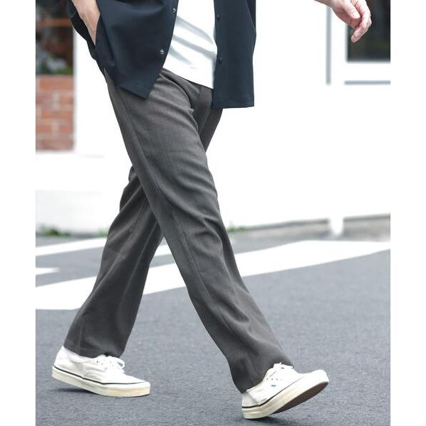 パンツ 「接触冷感/吸水速乾/イージーケア/UVカット」クイックドライリネンタッチイージーパンツ メ...