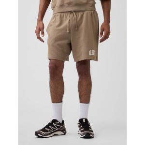 パンツ リラックスフィット GAPロゴ フレンチテリー ショートパンツ メンズ レディース