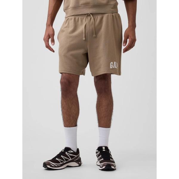パンツ リラックスフィット GAPロゴ フレンチテリー ショートパンツ メンズ レディース