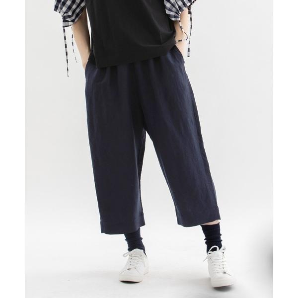 パンツ Pommeリネンレーヨンパンツ レディース