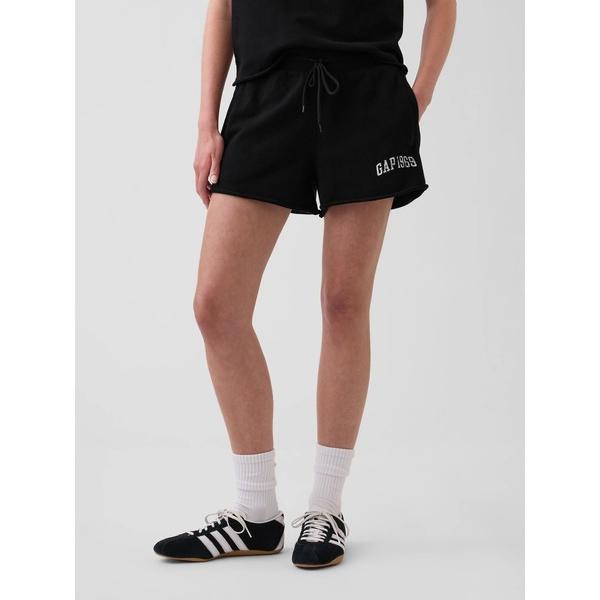 パンツ リラックスフィット フレンチテリー グラフィックショートパンツ レディース