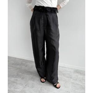 スラックス パンツ 「EUCHRONIA/ユークロニア」Original torsion lace slacks レディース