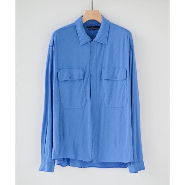 シャツ 「P.T」High-gauge jacquard Pk Shirts /ウォッシャブル/コッ...
