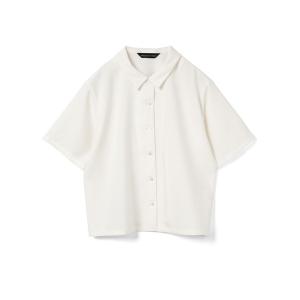 ブラウス シャツ mizuiro ind ハーフスリーブシャツ レディース