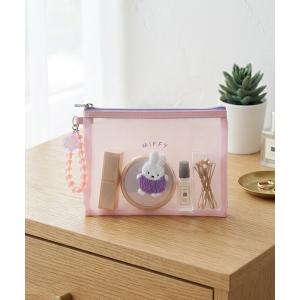 ポーチ miffy/ミッフィー　ビジューシリーズ　フラットポーチ レディース メンズ