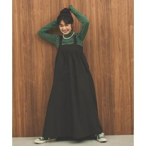 「MERLOT」 サロペットスカート FREE ブラック レディース
