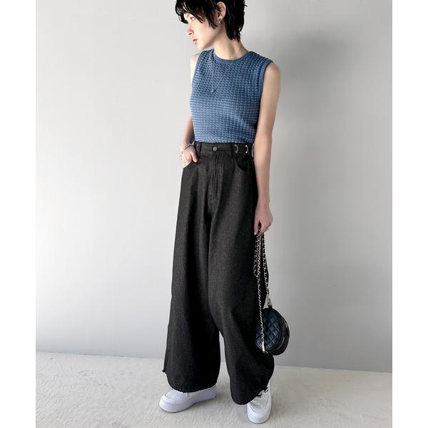 「Java」 デニムパンツ SMALL ブラック レディース
