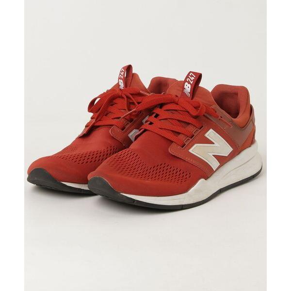 「New Balance」 ローカットスニーカー 27.5cm レッド メンズ